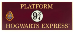 Lampka Harry Potter - Platform 9 3/4 sign