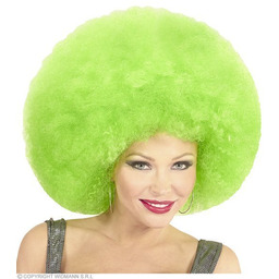 Peruka Mega Afro Zielone