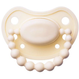 Luu Kids Smoczek silikonowy pozycjonujący 6m+ American cream