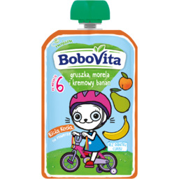 BoboVita Kicia Kocia Mus w tubce, gruszka, banan,