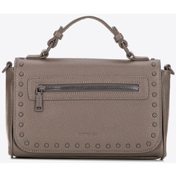 Damska listonoszka z imitacji skóry z ozdobioną klapą