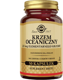 Solgar Krzem oceaniczny, 50 kapsułek