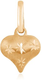 Złota zawieszka 585 serduszko serduszka PREZENT
