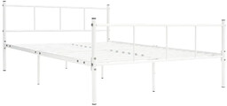 Elior Białe metalowe łóżko 120x200 cm G5-P08