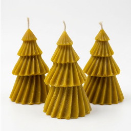 ŚWIECE choinki 3 szt. 100% WOSK PSZCZELI naturalne