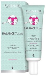FLOS-LEK BALANCE T-ZONE Krem korygujący z kwasami AHA