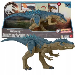 Jurassic Dinozaur Allozaur Straszny Atak Figurka Dźwięk 43