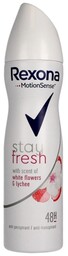REXONA Stay Fresh Antyperspirant damski w sprayu White