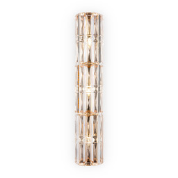 FACET Lampa ścienna kinkiet zlota transparent H75.2cm 3x60W