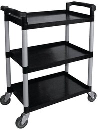 Vogue Wózek kelnerski 3-półkowy z polipropylenu 415x830x(H)960mm