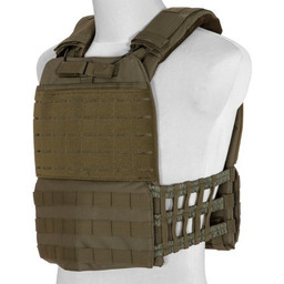 Kamizelka taktyczna typu plate carrier molle/laser-cut - oliwkowa