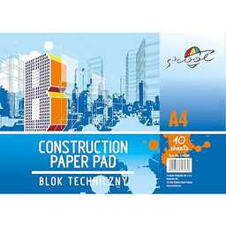 S''COOL Blok Techniczny A4 160 g/m 10 Arkuszy