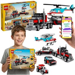 LEGO CREATOR 3w1 31146 Ciężarówka i Helikopter LEGO
