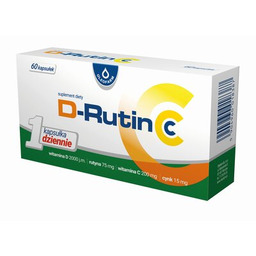 OLEOFARM Kompleks witamin D-Rutin CC (60 kapsułek)