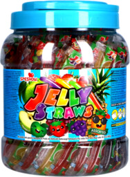 Żelki owocowe Jelly Straws, różne smaki 1,4kg -