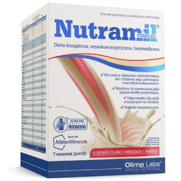 OLIMP Nutramil Complex biała czekolada z maliną, 7
