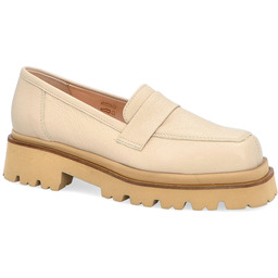 Lordsy na grubszej podeszwie - TYMOTEO M2100 BEŻOWE