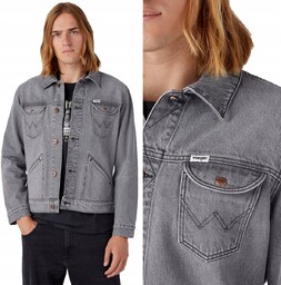Wrangler ICONS 124MJ JACKET Bright Side SZARA KATANA