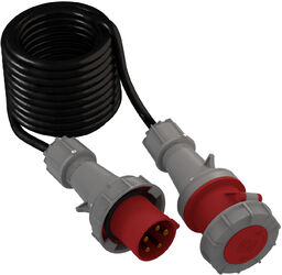 Przedłużacz 20m siłowy 63A/5P IP67 CEE 400V 5x10