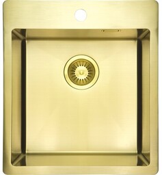 DEANTE Zlewozmywak 45X50,5 OLFATO PRECIOUS złoty szczotkowany ZPO_R10A
