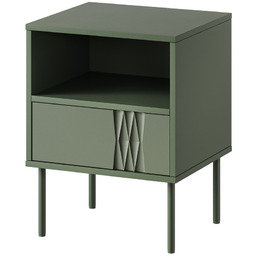 Komplet szafek nocnych zielony mat 44 cm Aurelia