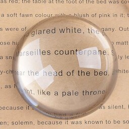 LONGWIN Szkło powiększające do czytania z kryształową kopułą/przycisk