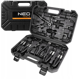 Komplet szczypce do opasek zaciskowych, zestaw 9 szt.