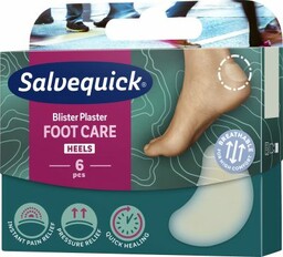 Salvequick Foot Care Blister-6 sztuk Plastry na pęcherze