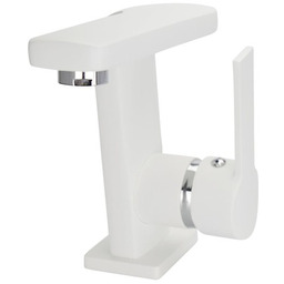 Bateria umywalkowa 17,2 cm, BIAŁA MAT/CHROM BRILLIANT