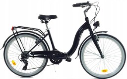 Rower Dallas Składak 24'' 6 spd - czarny