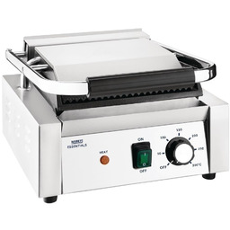 Nisbets Essentials Grill kontaktowy gładki/ryflowany, 1.8kW, 230V, 300