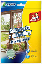 Jan Niezbędny ścierka z mikrofibry do mycia okien,