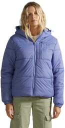 Kurtka damska Billabong Transport Fuffer 3 pikowana fioletowa