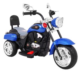 Ramiz, pojazd na akumulator Motorek Chopper Nightbike, niebieski
