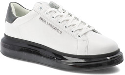 Karl Lagerfeld Białe Sneakersy Męskie Buty Sportowe Premium