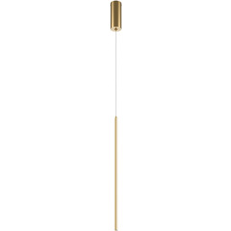 HALO Lampa wisząca mosiądz smukła H80-375cm 11W LED
