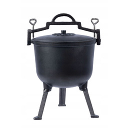 Kociołek myśliwski żeliwny garnek węgierski na ognisko grill