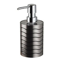 BISK Dozownik mydła LINES srebrny