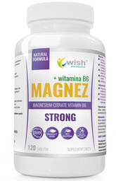 WISH Magnez Strong+Witamina B6 120tabs