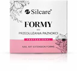 Silcare Formy do przedłużania paznokci Aluminiowe (85x90 mm)