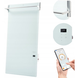 Grzejnik łazienkowy szklany podczerwień Kril & Blohm 750W