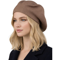 Beret Peterson damski stylowy zimowy jesienny ciepły elegancki