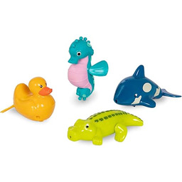 Battat BT2641Z ''Wind-Up Friends'' koń morski, Croc, kaczka,