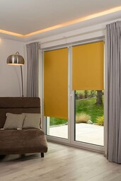 K-home 542800-13 Klemmfix roleta zaciemniająca, żółta, 95 x