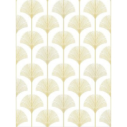 Dywan Sofia 120 x 160 cm dmuchawce biało-złoty