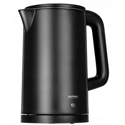 Czajnik bezprzewodowy Mpm MCZ-105 czarny podwójne ścianki 1,7L