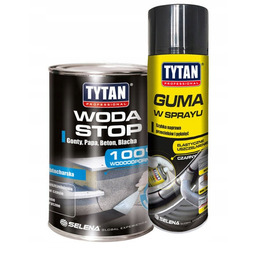 Zestaw Szpachla dekarska Tytan Woda Stop 1 kg