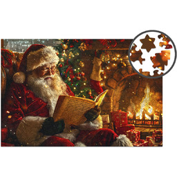 Puzzle drewniane - Christmas - Santa Claus -
