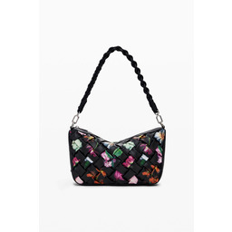 Desigual Mała pleciona torebka w kwiaty