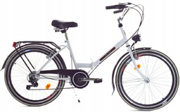 Rower Dallas Składak 24'' 6spd - biały
